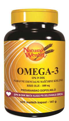 Natural Wealth OMEGA - 3 1000 mg