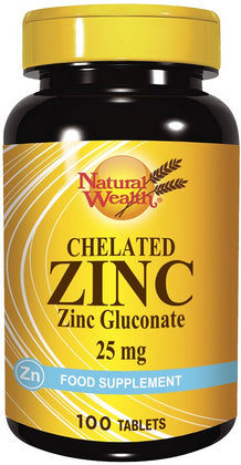 Natural Wealth® Kelatirani CINK 25 mg
