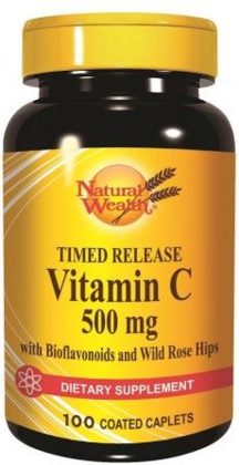 Natural Wealth - VITAMIN C 500 mg s podaljšanim sproščanjem