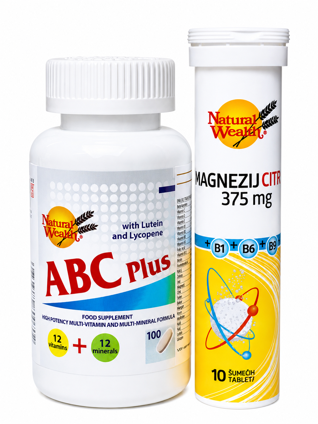 Natural Wealth - ABC Plus™ z MAGNEZIJ CITRAT -XL PAKET