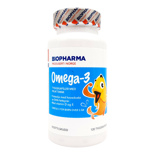Biopharma - OMEGA - 3 žvečljive kapsule za otroke